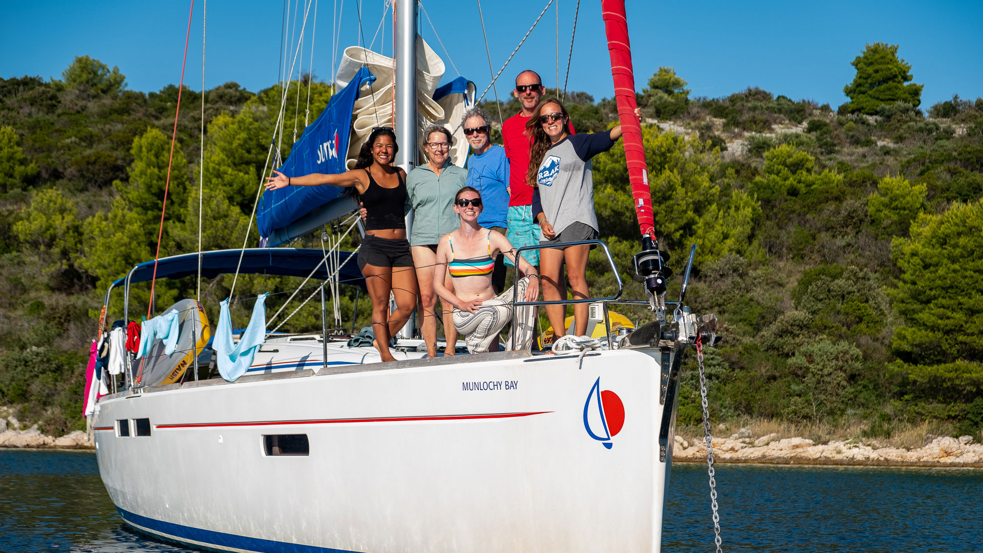 Kristin Pederson's Flotilla Crew in Croatia