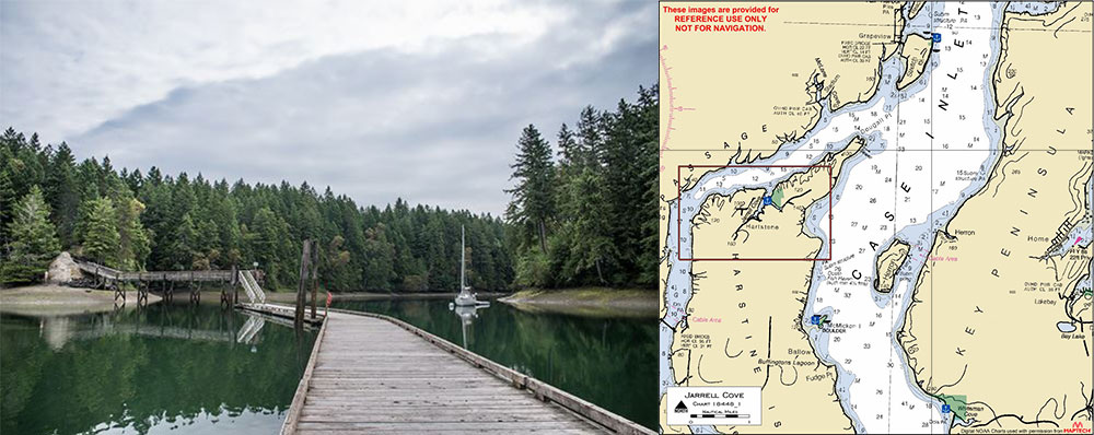 Jerrell Cove State Park in the South Sound is a quiet dock to visit in the winter.