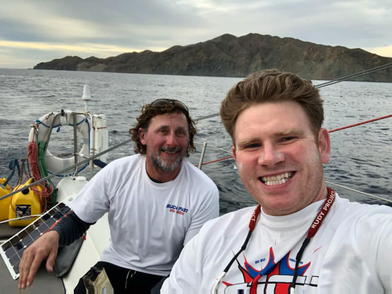 Navigator Spencer Kunath (right) and Chris Roberts (left). 