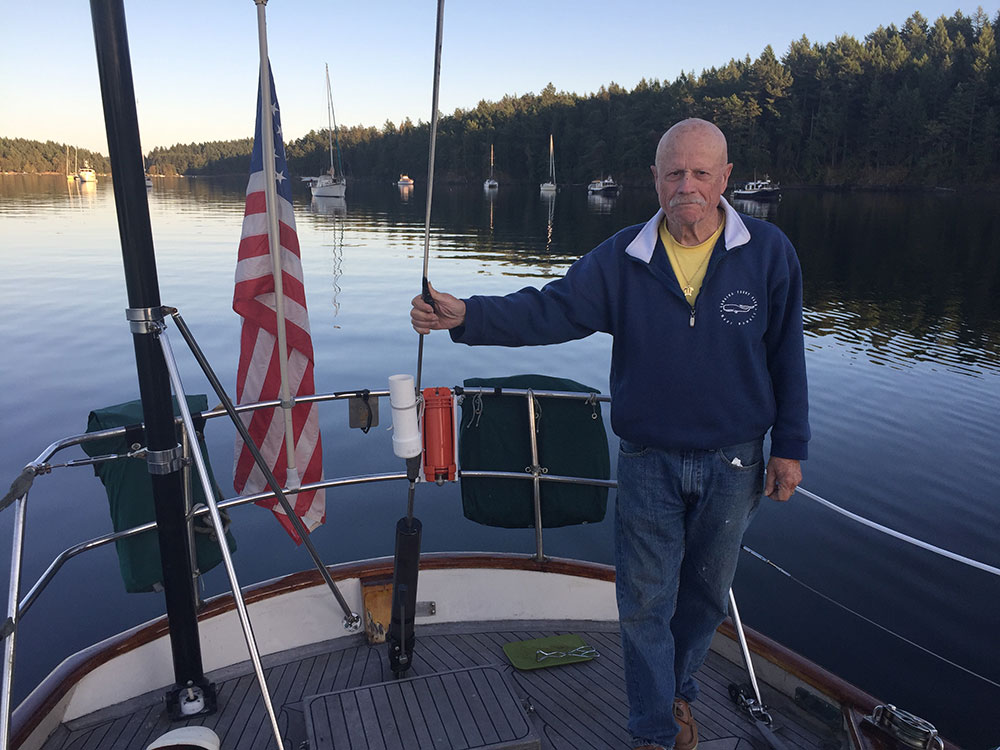 Not only a racer, Doug won the Cruising Club of America's Highest Honor.