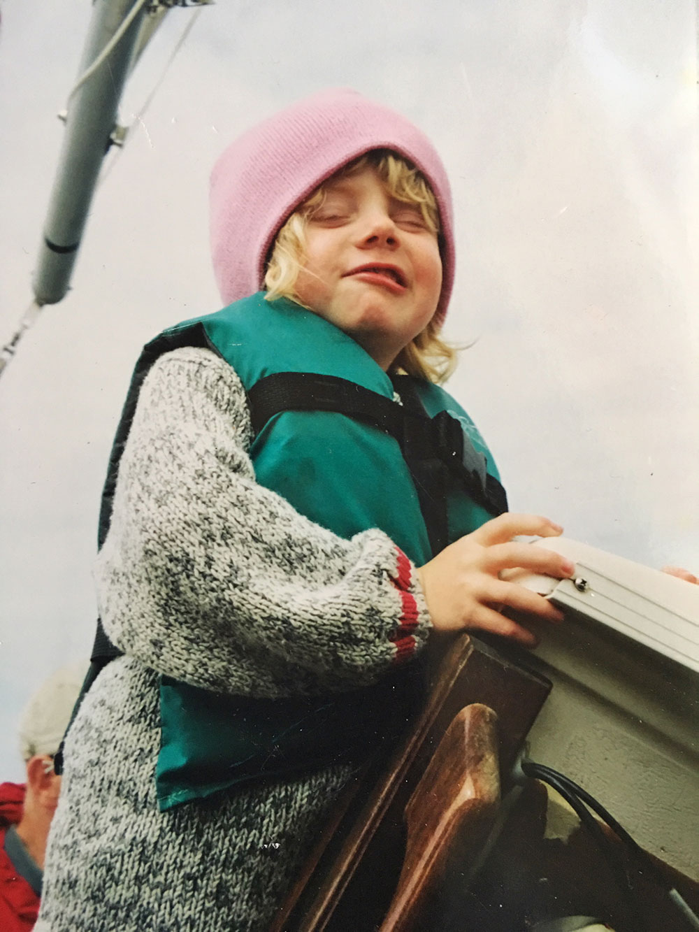 As a young child, Julia was not sold on sailing.