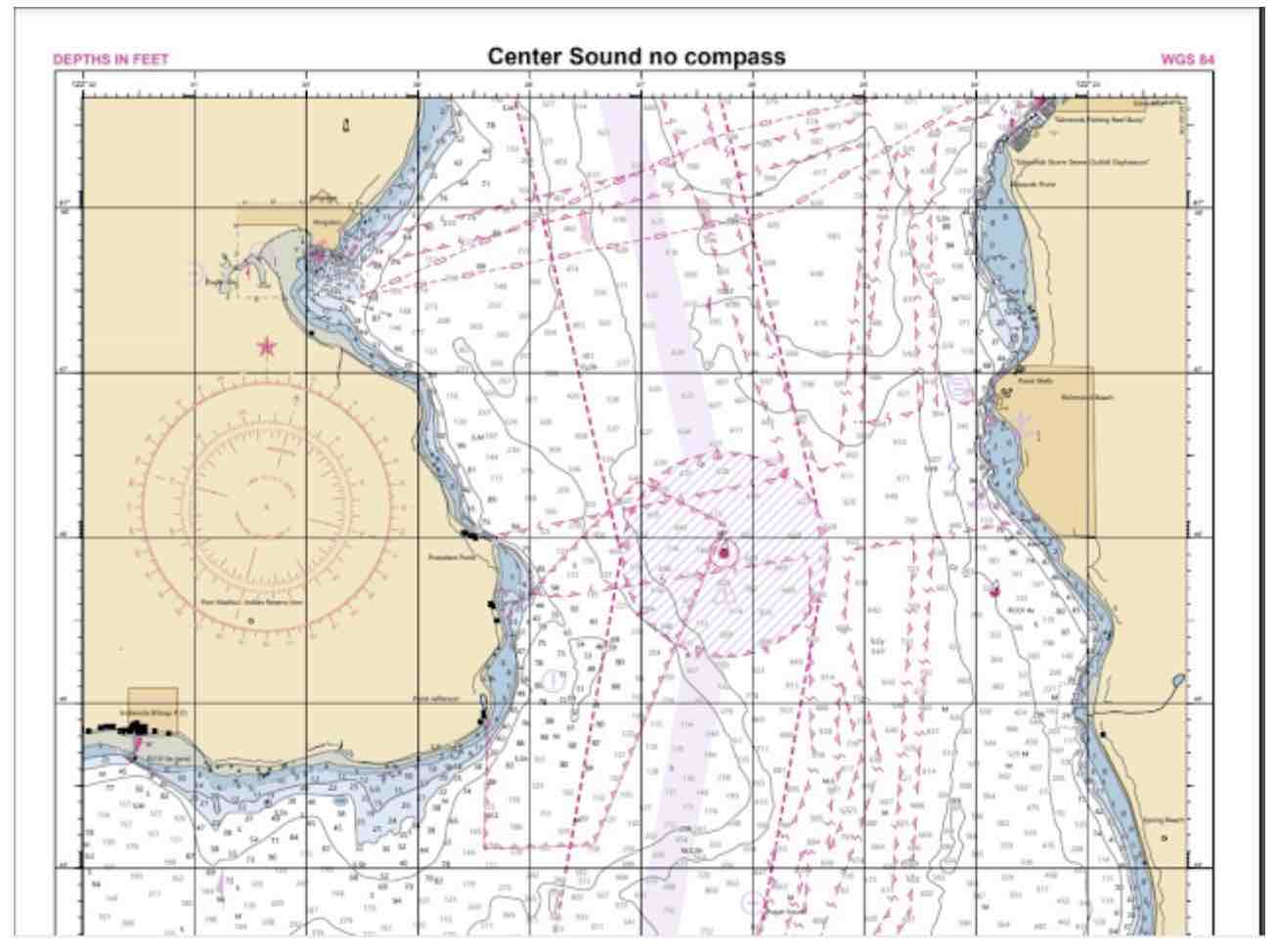 How to Print NOAA Custom Charts 48° North