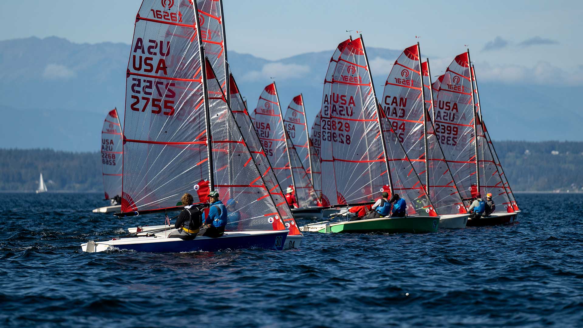 Exceptional Tasar World Championship on Puget Sound 48° North