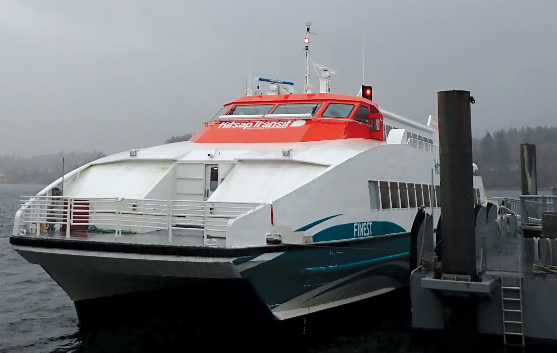 Ride Along Perspectives from the Bridge of a Kitsap Fast Ferry 48° North