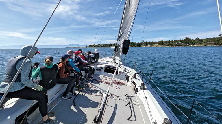 Small to Large: Dinghy Skills on a Big Boat