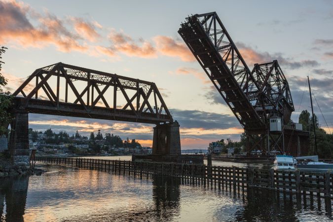 BNSF Closing Salmon Bay Railroad Bridge for Maintenance